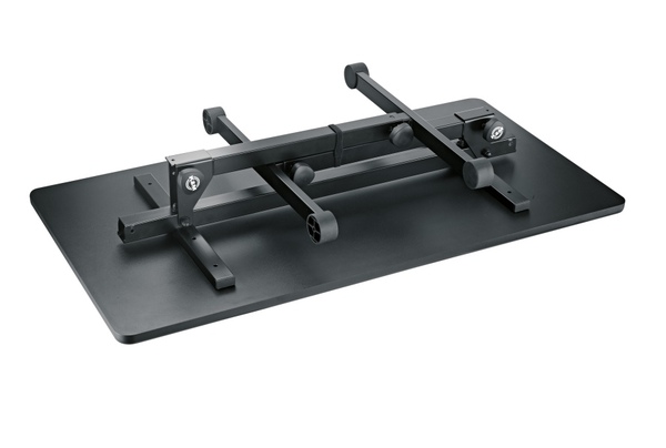 LARGE FOLDING EVENT TABLE, 46.063 BY 26.622" TABLETOP, 0.984" THICK, HEIGHT ADJUSTABLE